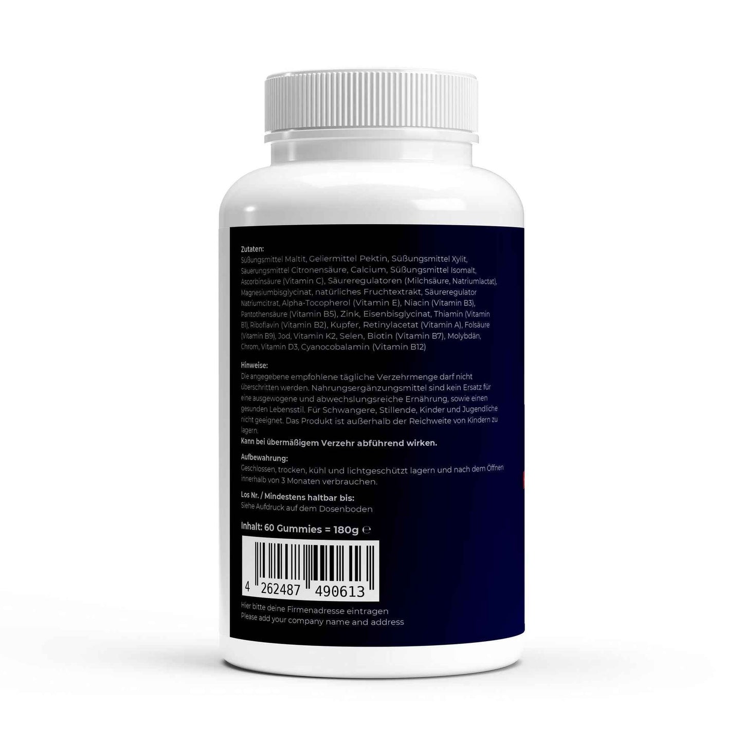 Axxess-Fitness Premium Multivitamin + Mineral Gummies - 60 Stk.
