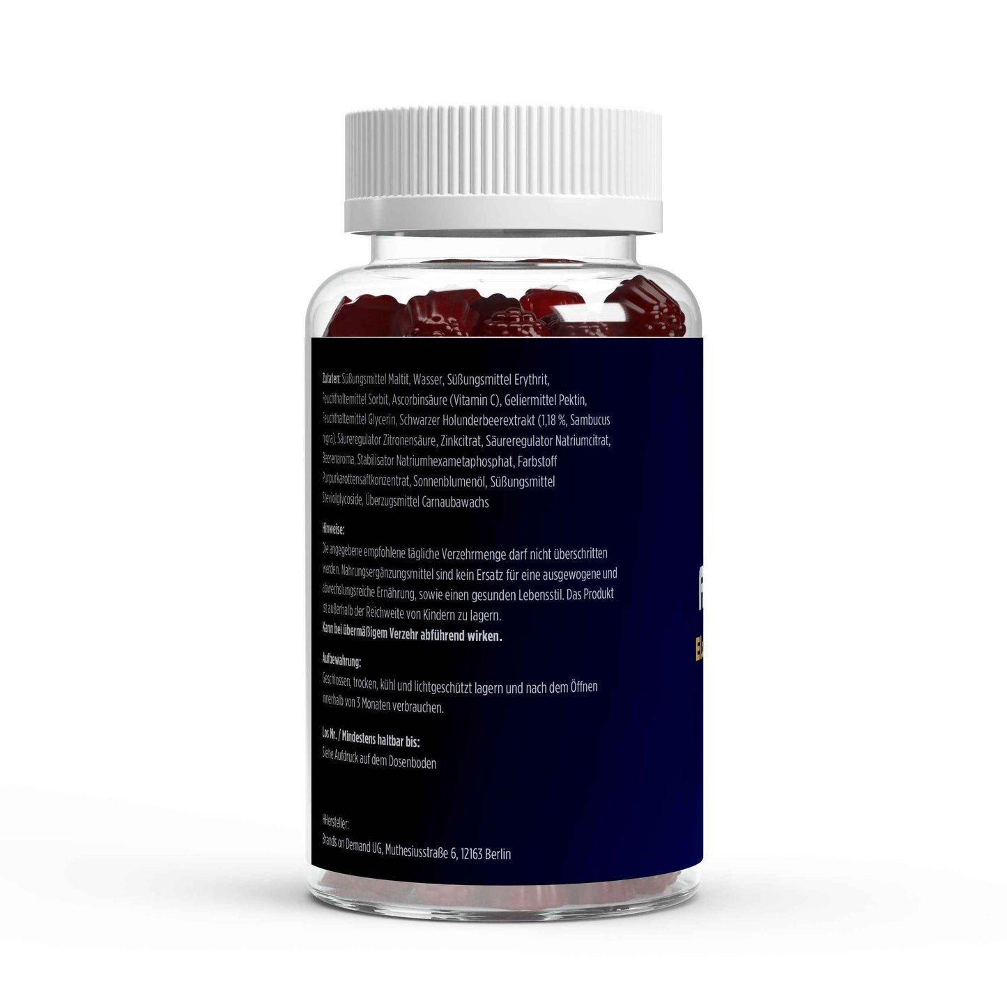 Axxess-Fitness Elderberry + Vitamin C + Zink Gummies - 60 Stk.