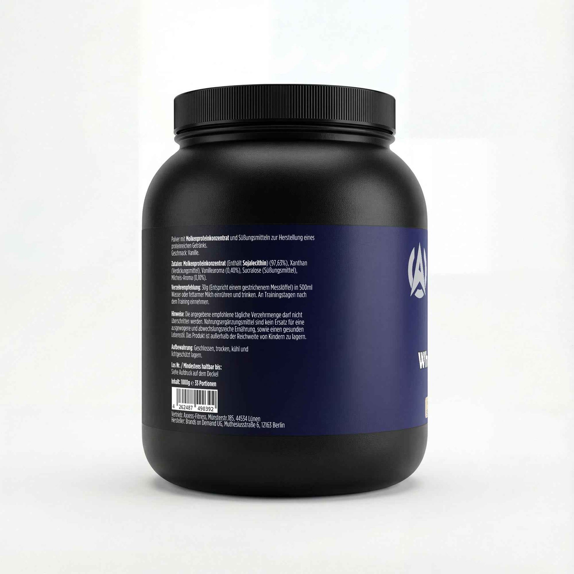 Axxess-Fitness Premium Whey Protein Vanille - 1.000g