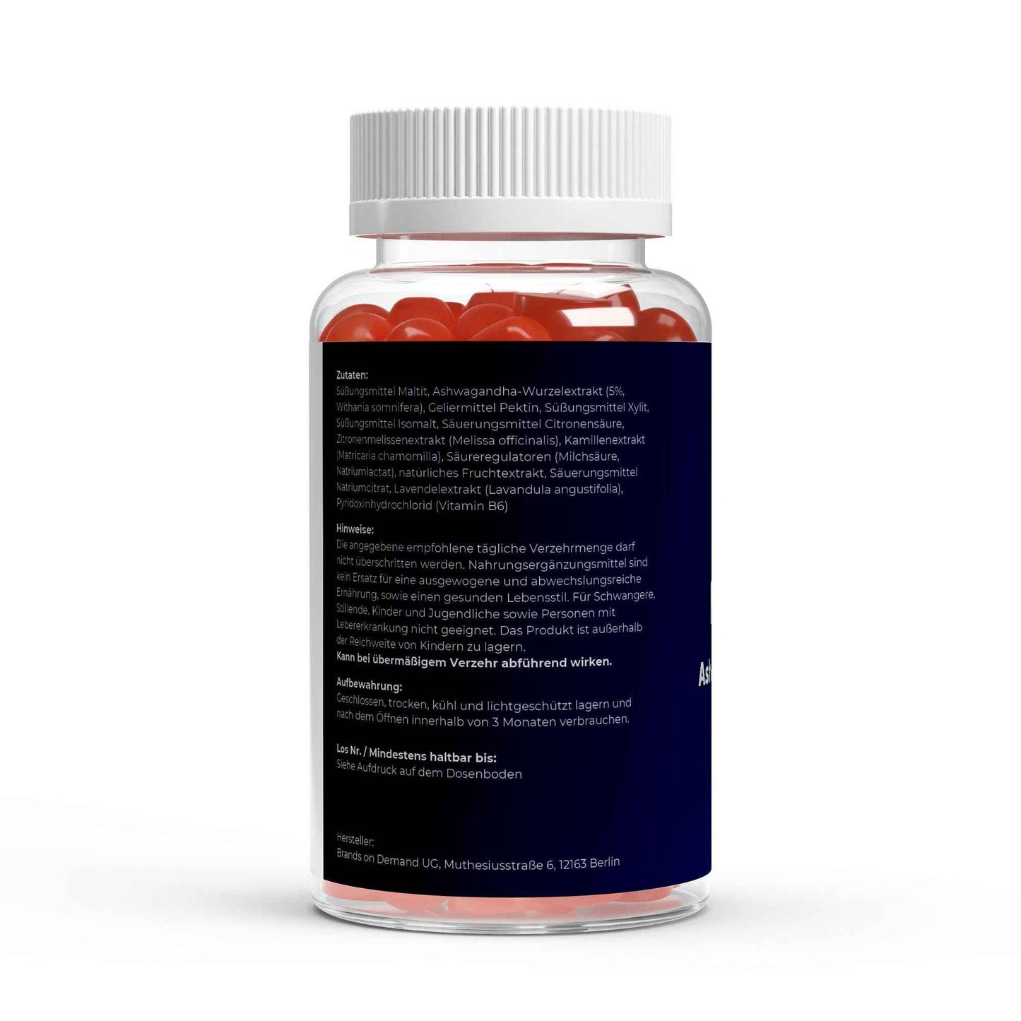 Axxess-Fitness Premium Ashwagandha Gummies 300 + Vitamin B6,- 60 Stk