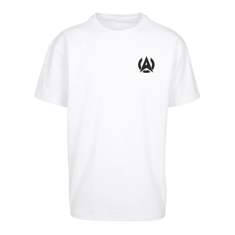 Herren Heavy Oversize Tee – Stay Hungry white